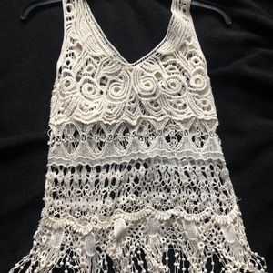 White Summer Beach Top